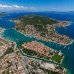 Trogir från luften.